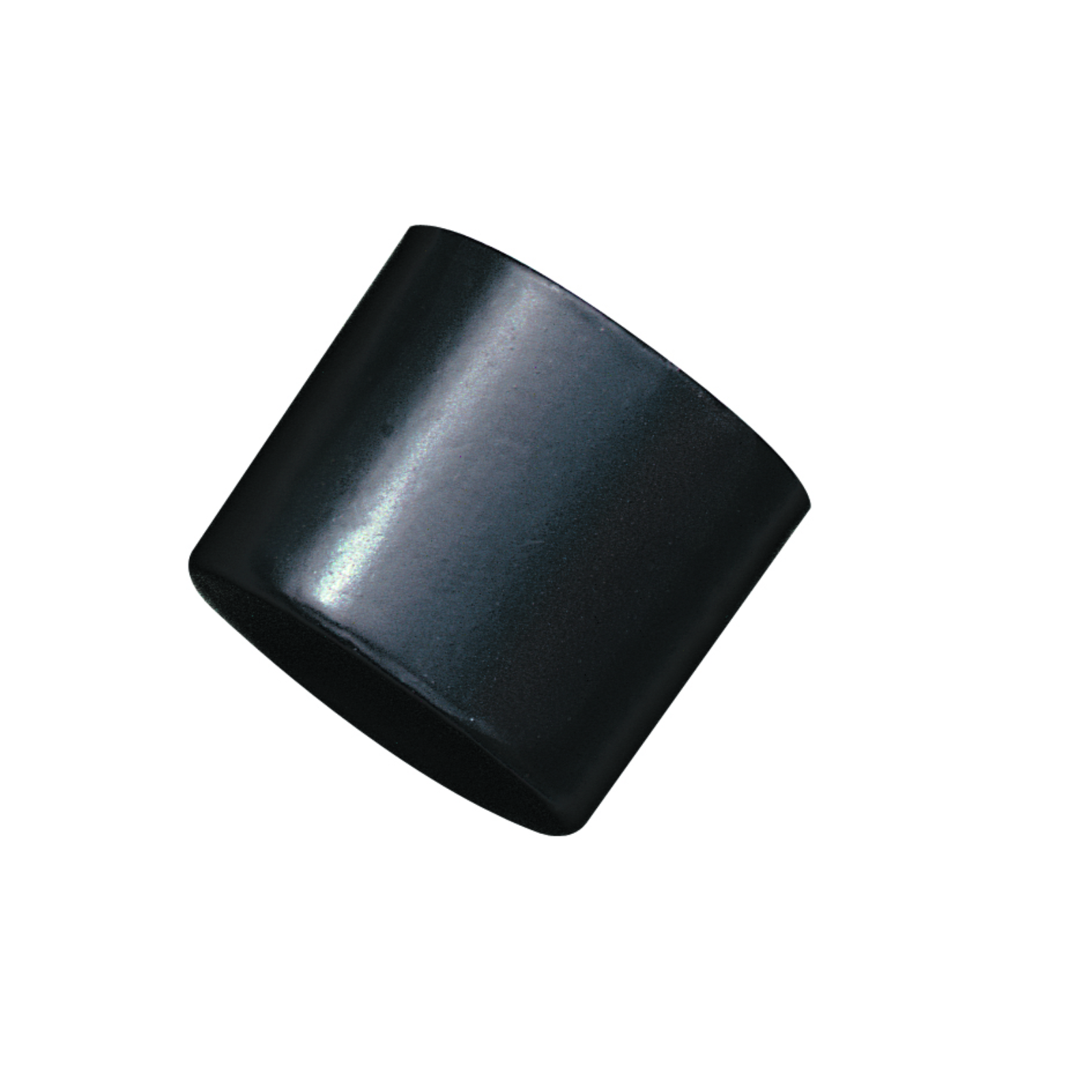 Forest drapery hardware End cap finial 20mm-black matte