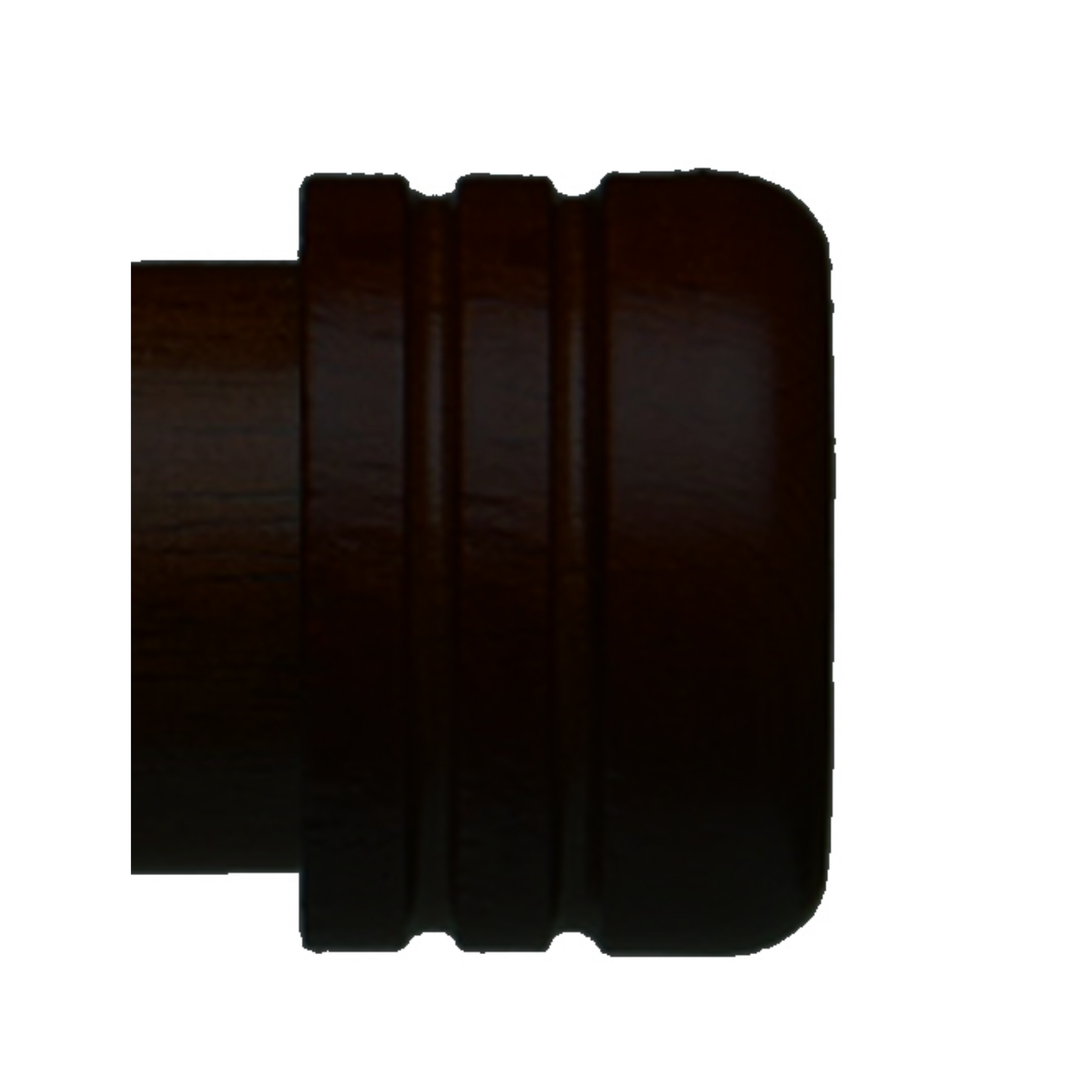 Forest drapery hardware End cap finial 45mm espresso