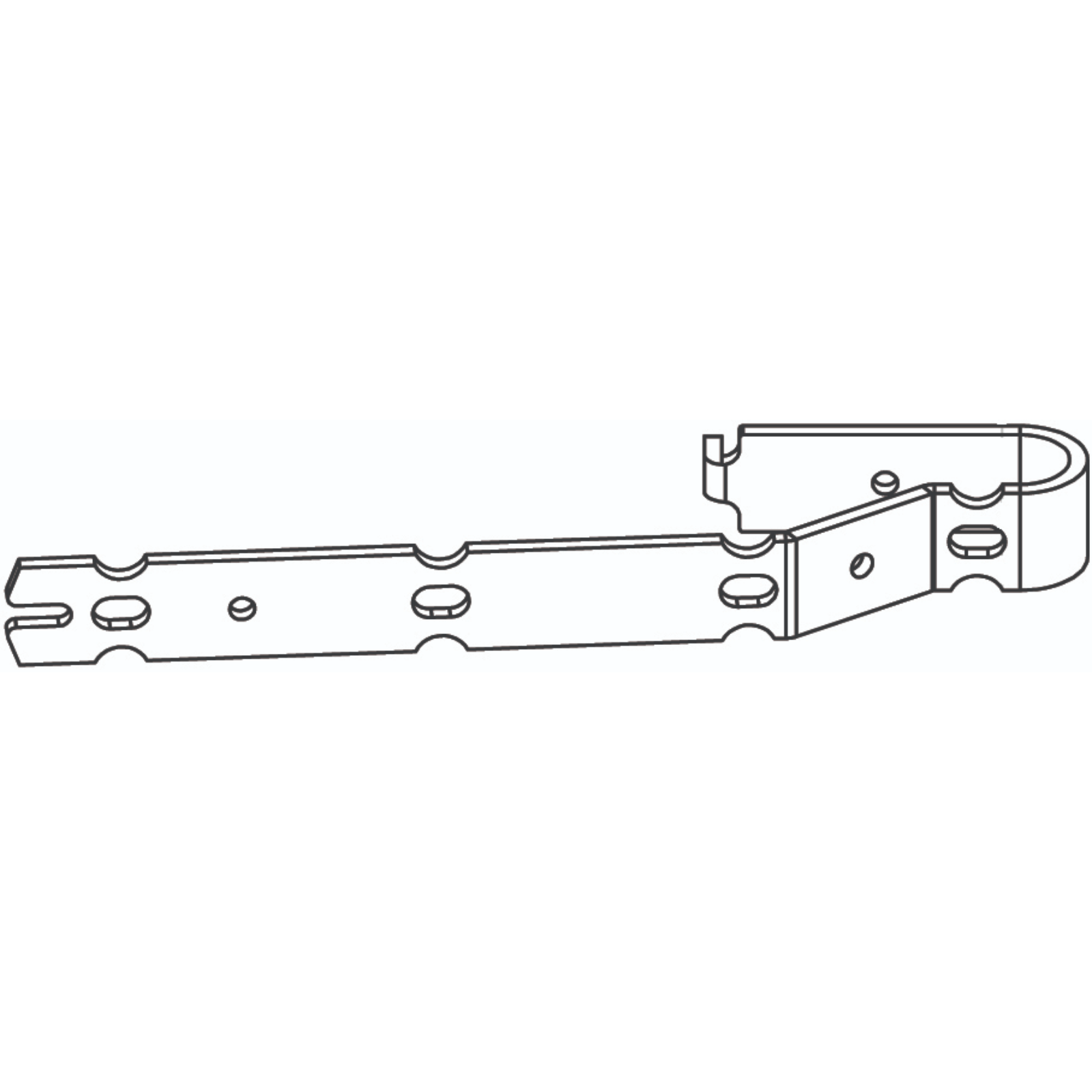 Forest drapery hardware Extension 6/master carrier"