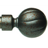 Forest drapery hardware Finial bola 30mm-graphite rust