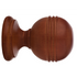 Forest drapery hardware Finial ringed ball h 2"