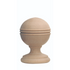 Forest drapery hardware Finial ringed ball u 2-3/4"