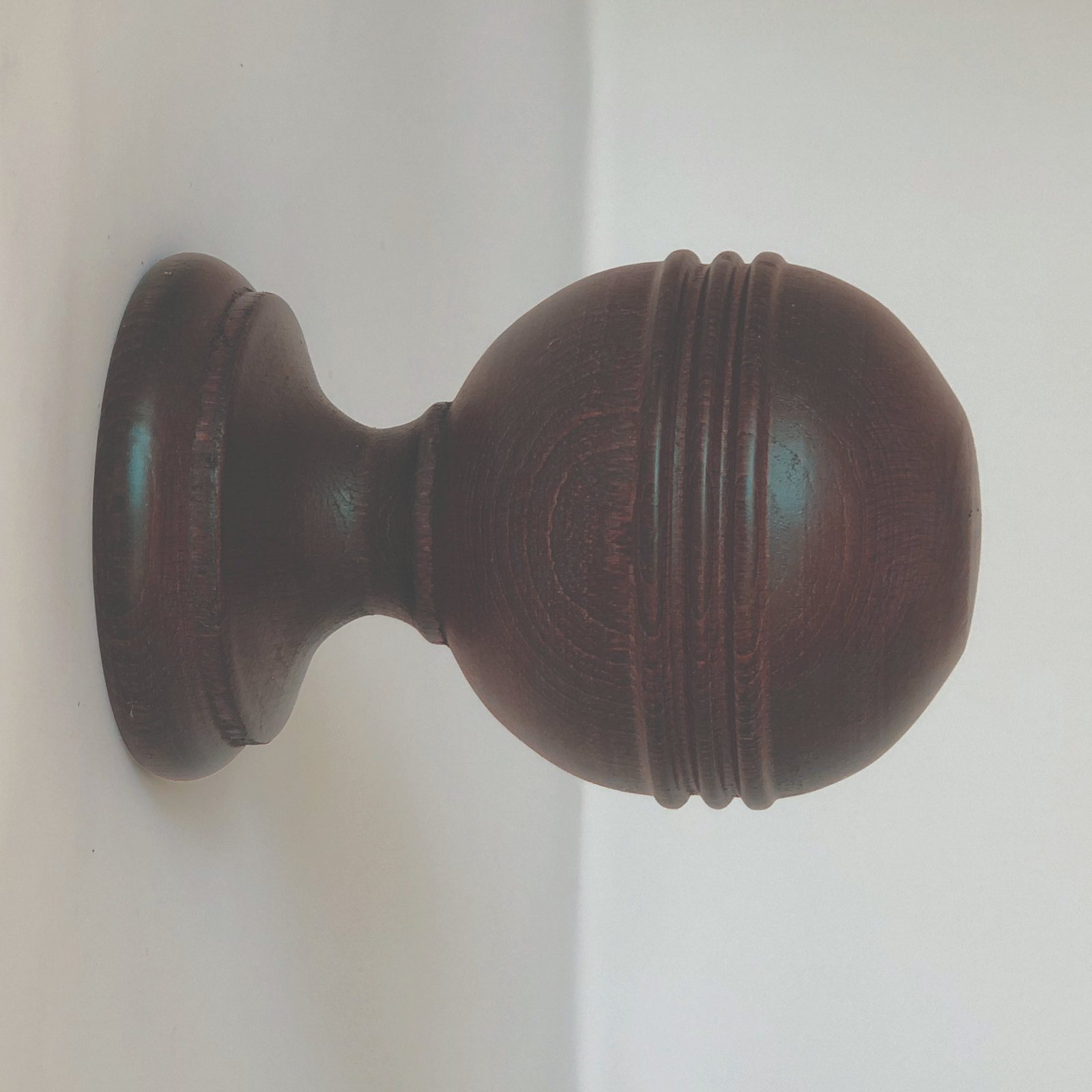 Forest drapery hardware Finial ringed ball w 2"