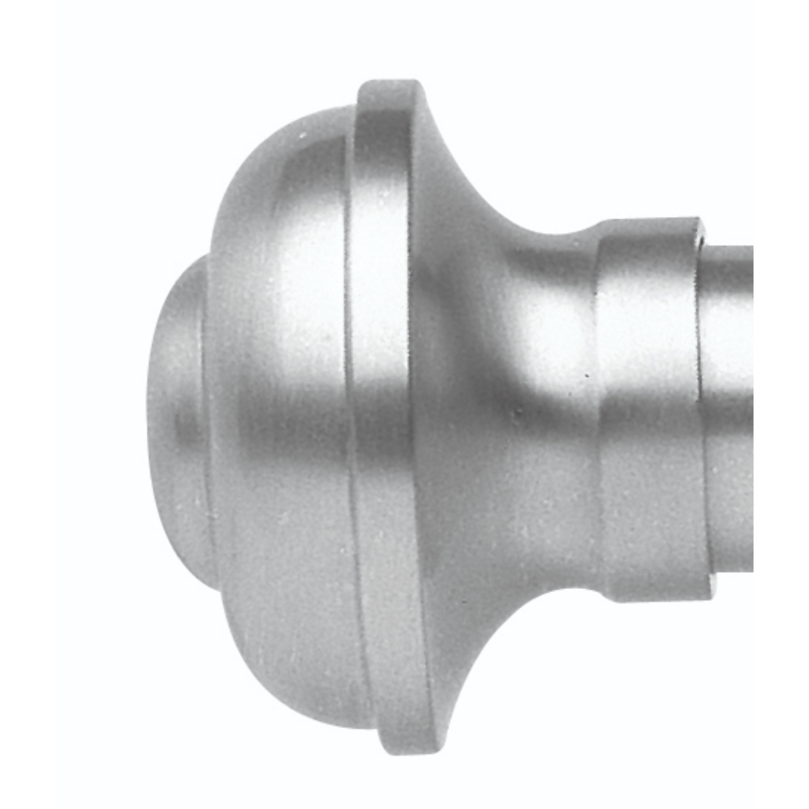 Forest drapery hardware Finial toscana-satin nickel