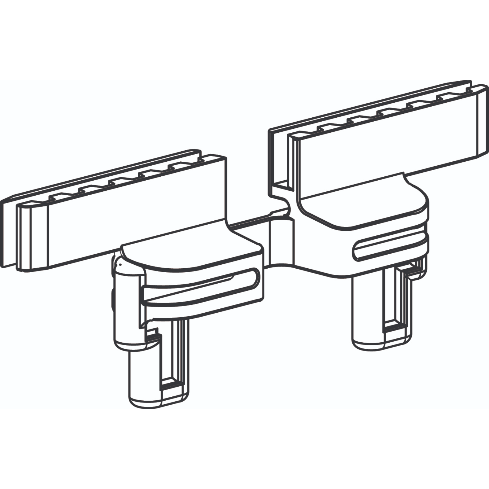 Forest drapery hardware Fms belt connector wt