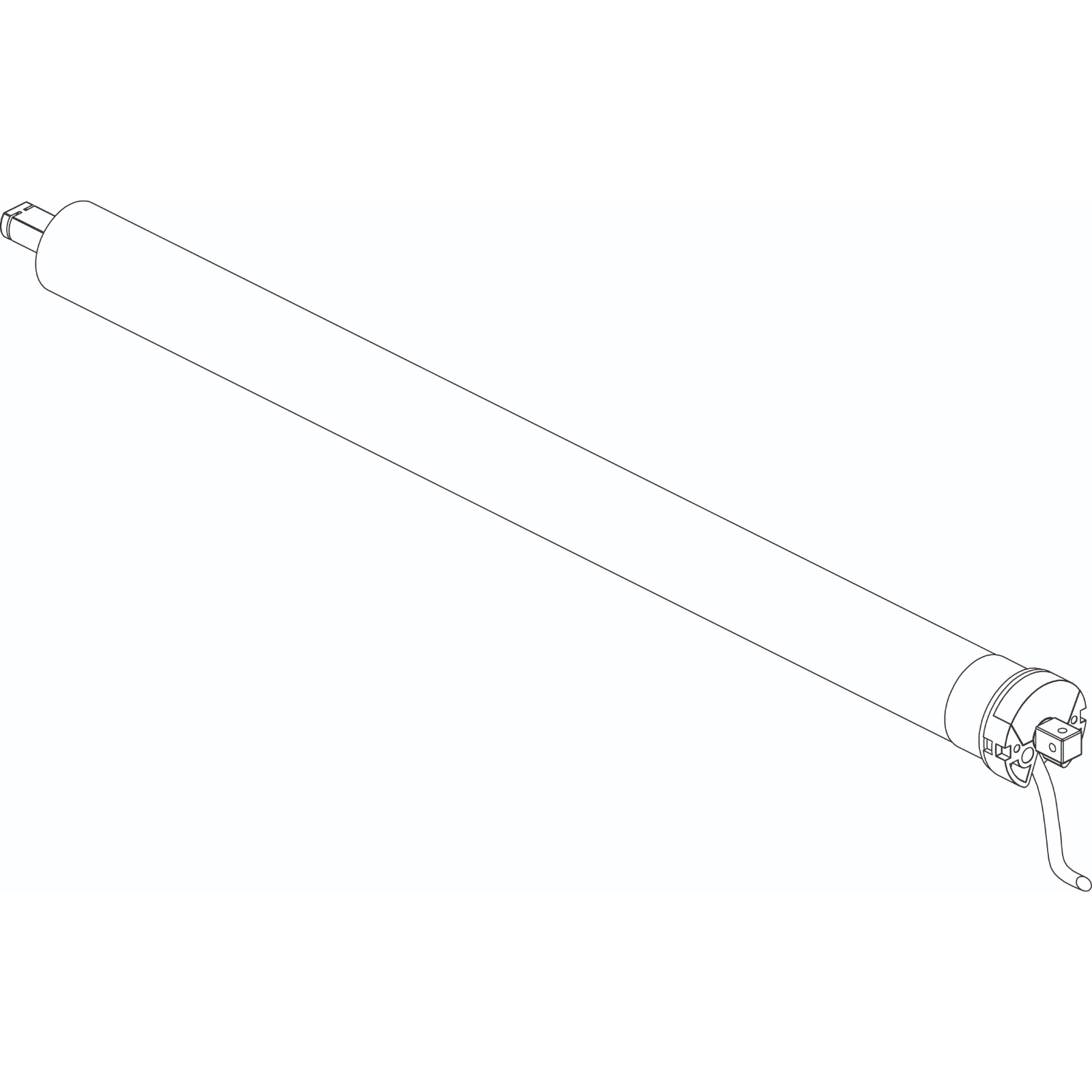 Forest Tubular Motor, W/ Built In Rf Rcvr