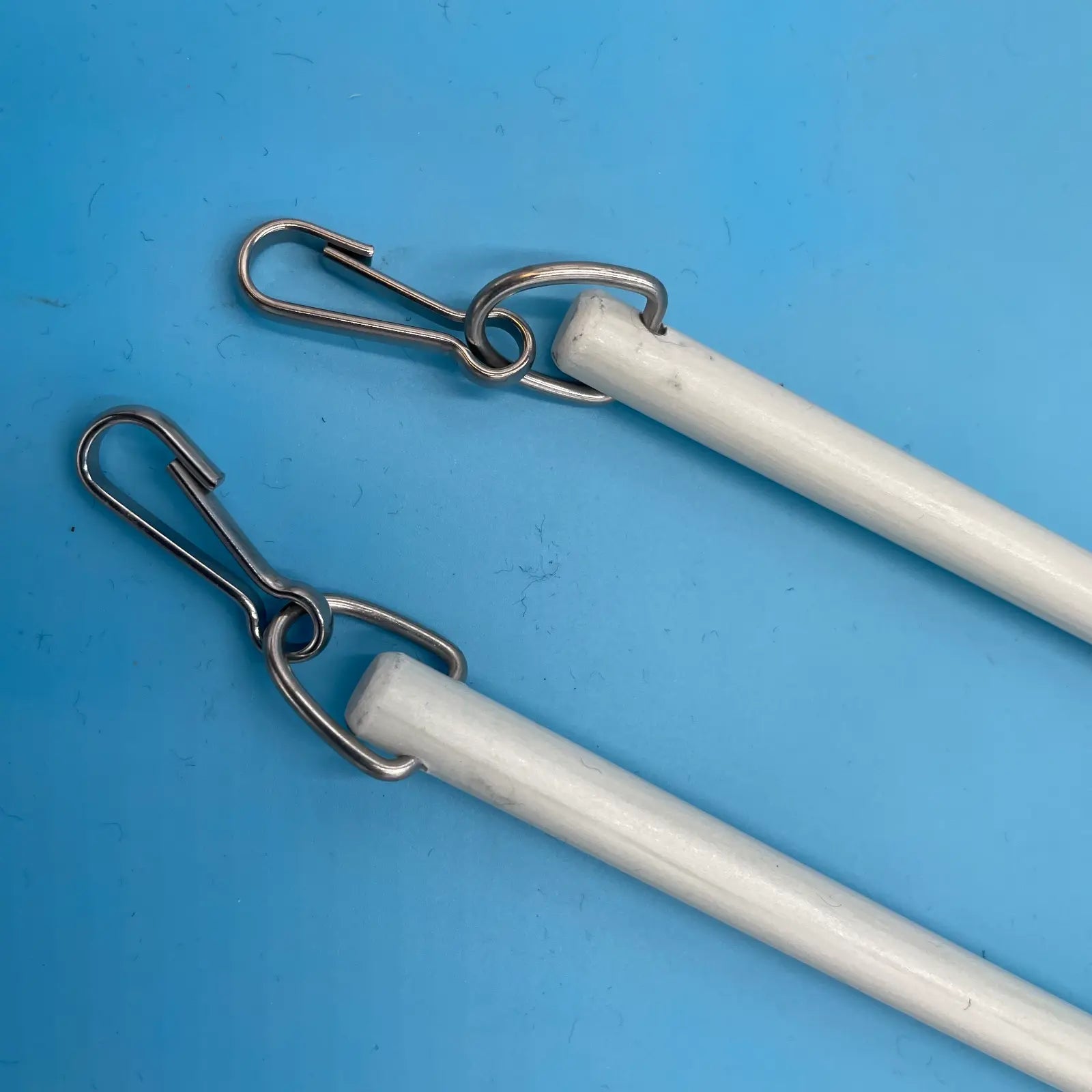 thumbnail image 2 of 24 Inch Fiberglass Drapery Wand / Curtain Baton With Stainless Steel Hook - Our STRONGEST (2-Pack) By Shade Doctor 2 of 5