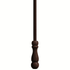 wood curtain wand drapery baton walnut