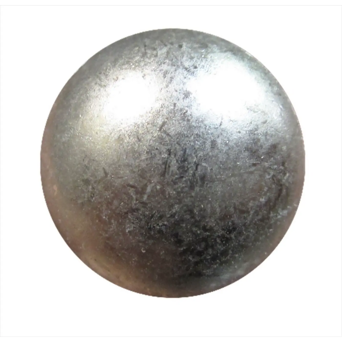Glazed Pewter Round Upholstery Nail Head