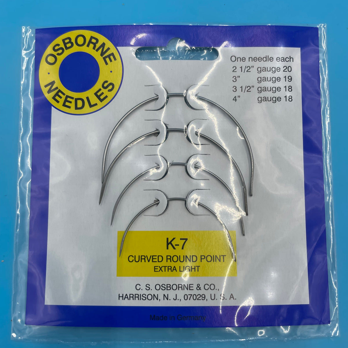 Osborne K-7 Curved Round Point Extra Light Needles