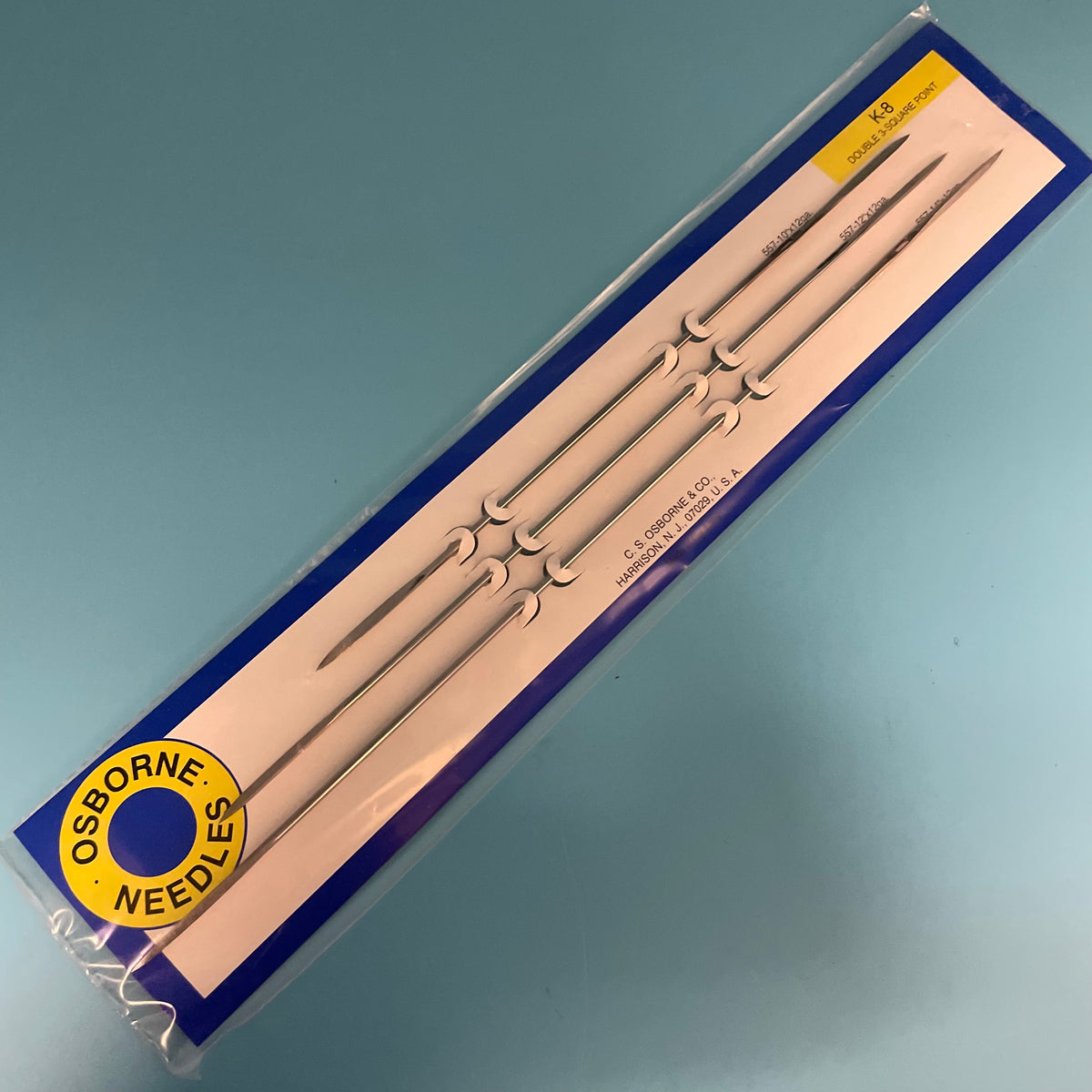 C.S. Osborne K-8 Double 3-Square Point Needles
