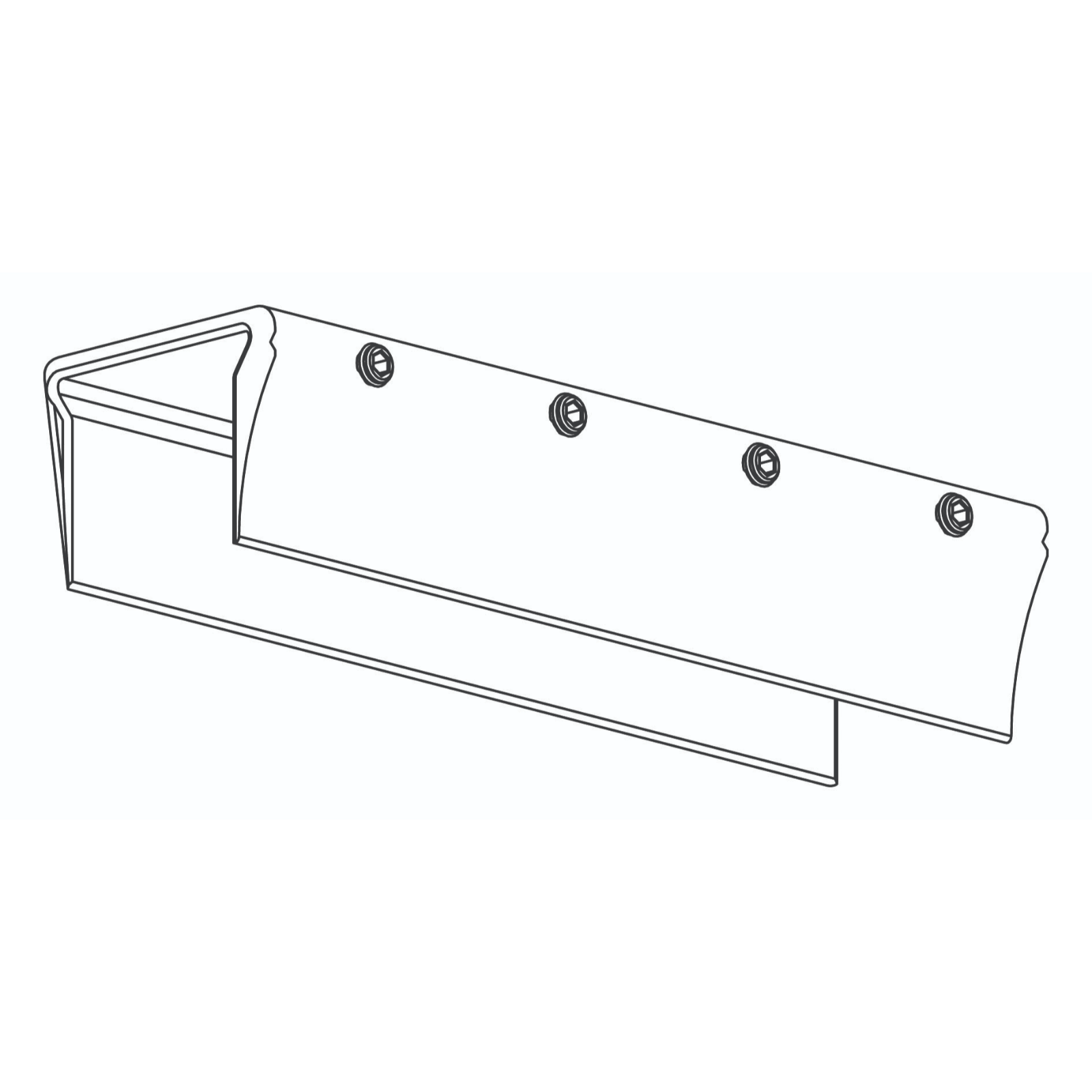 Forest drapery hardware Ks track connector white