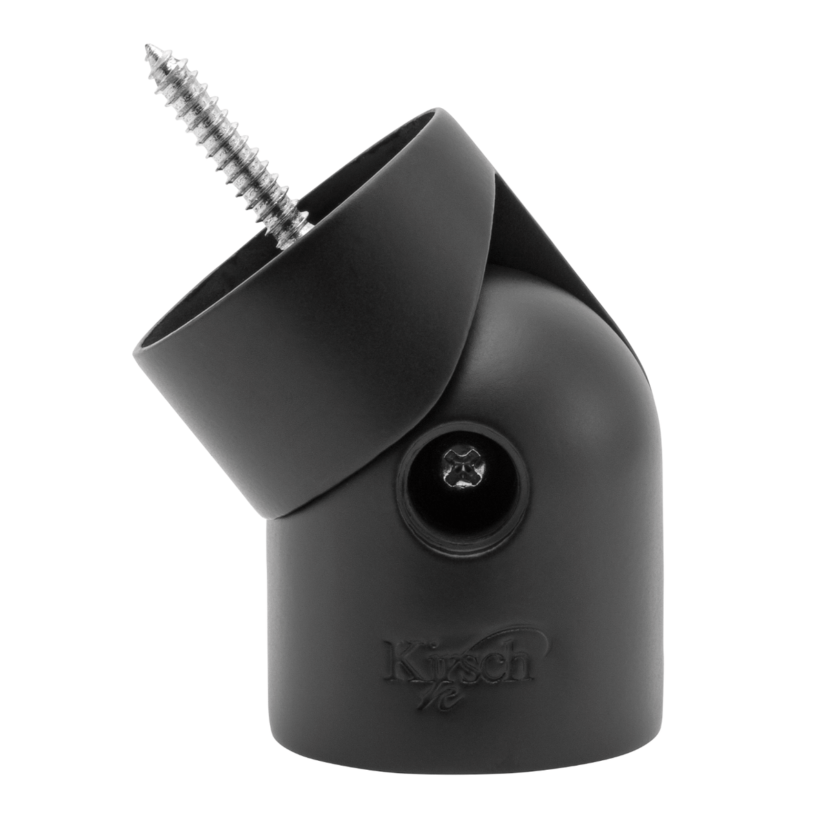 Kirsch Designer Metals Swivel Socket Black