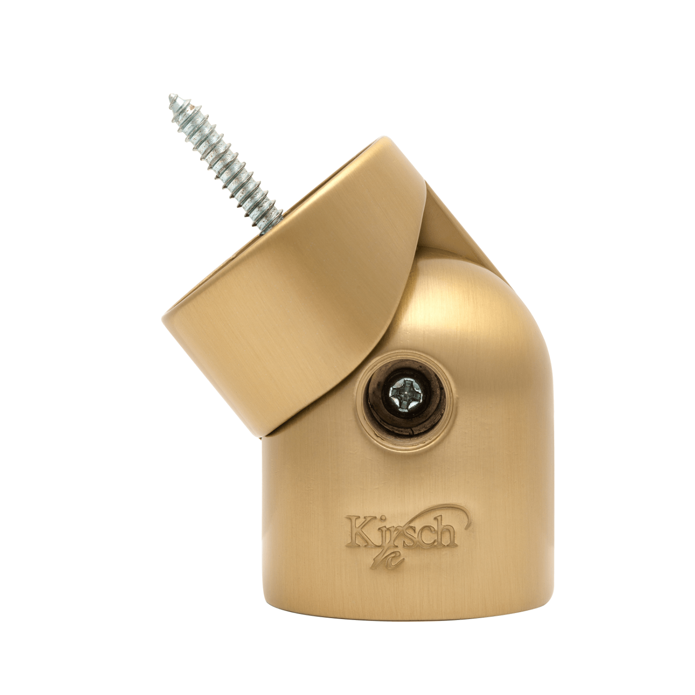 Kirsch Designer Metals Swivel curtain Socket Brushed bronze