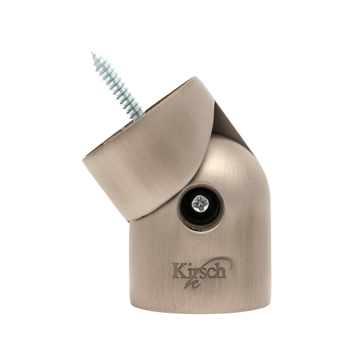 Kirsch Designer Metals Swivel Socket Antique Silver