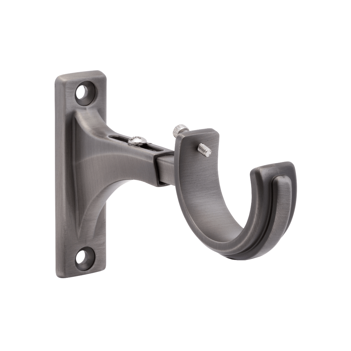 Kirsch Designer Metal 3"-4" Decorative Return Bracket Antique Silver