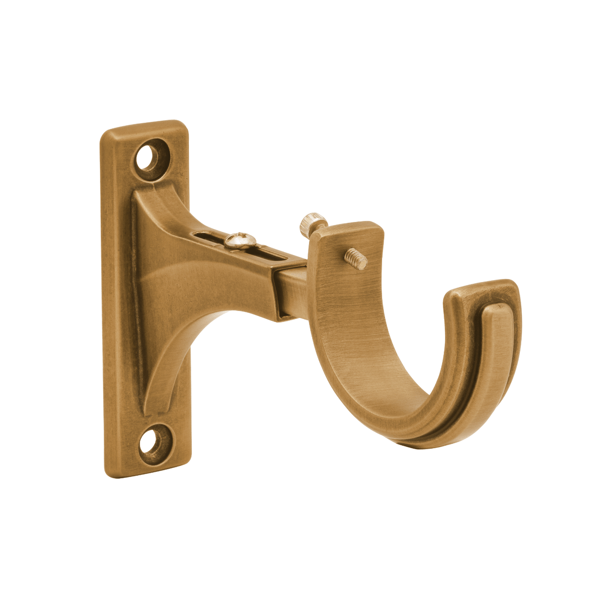 Kirsch Designer Metal 3"-4" Decorative Return Bracket Gilded Bronze