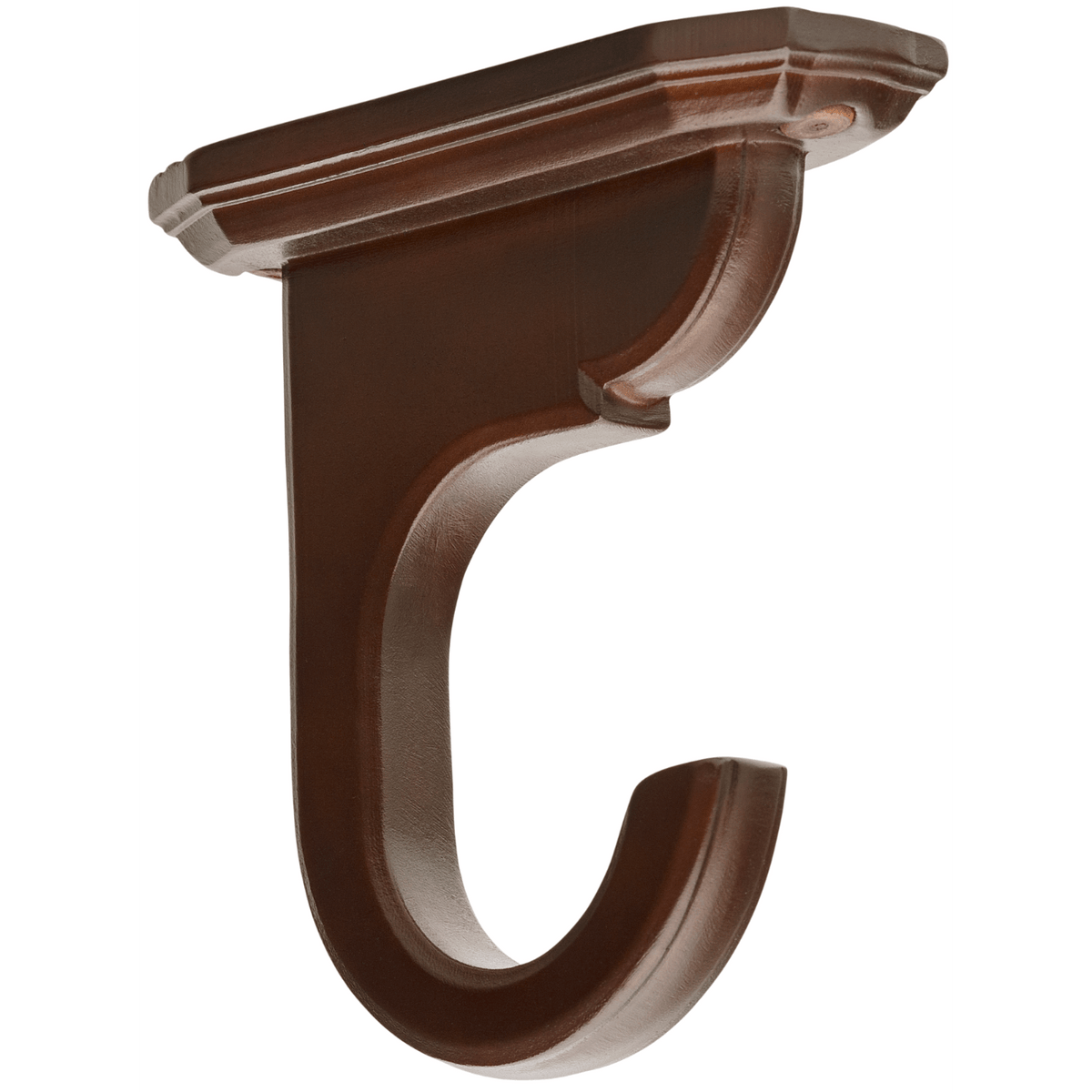 Kirsch 46850083 Wood Trends curtian Ceiling Bracket Mahogany brown