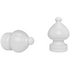 Kirsch 5509EG025 Wood Trends drapery Finial Sherwood White
