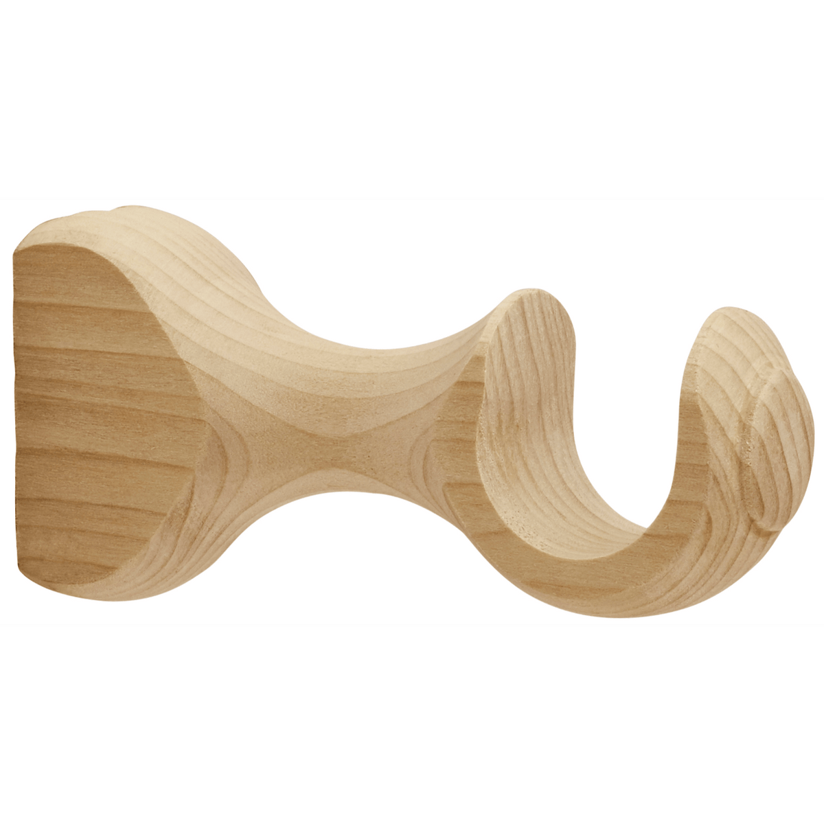 Kirsch 5691G091 Wood Drapery Wall Bracket Unfinished