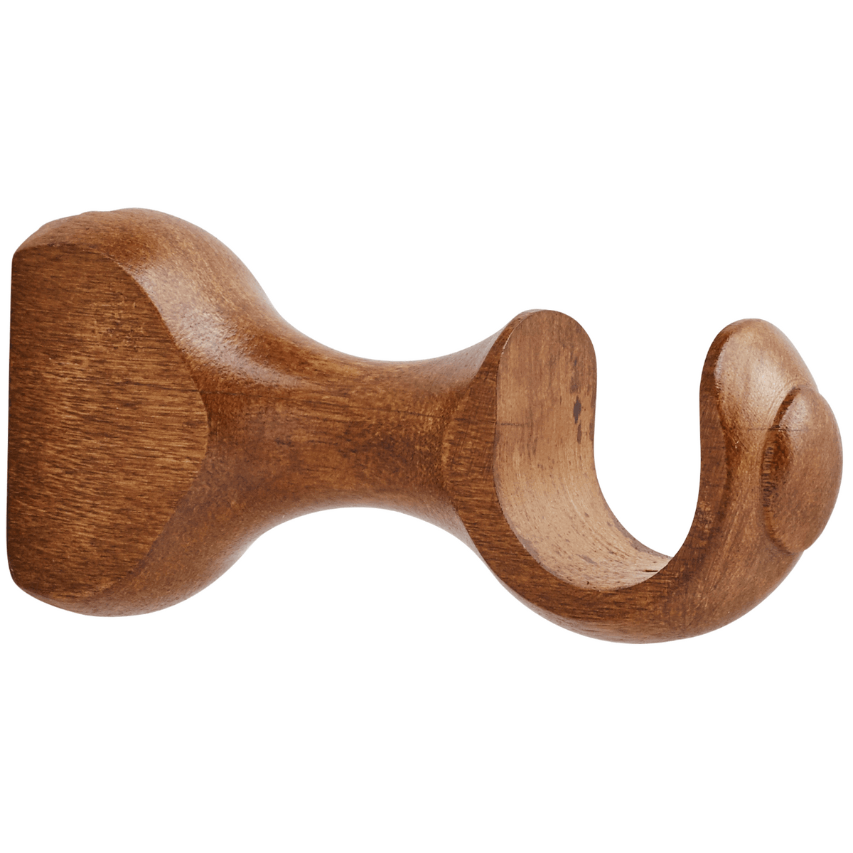 Kirsch 5691G820 Wood Curtain Wall Bracket Estate Oak Brown