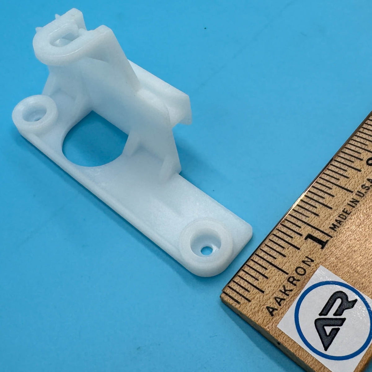 Kirsch Architrac Baton Master - Left Hand - 94159  White Nylon - Kirsch Architrac - Series 94001, Kirsch Architrac - Series 94004, Kirsch Architrac Series 9046