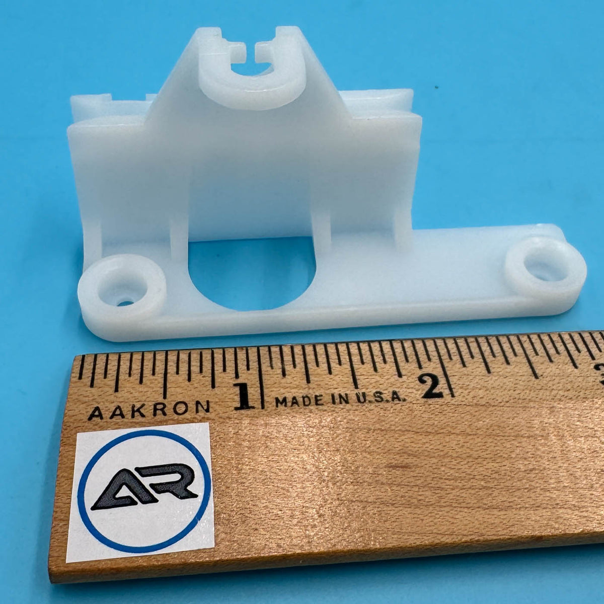 Kirsch Architrac Baton Master - Left Hand - 94159  White Nylon - Kirsch Architrac - Series 94001, Kirsch Architrac - Series 94004, Kirsch Architrac Series 9046