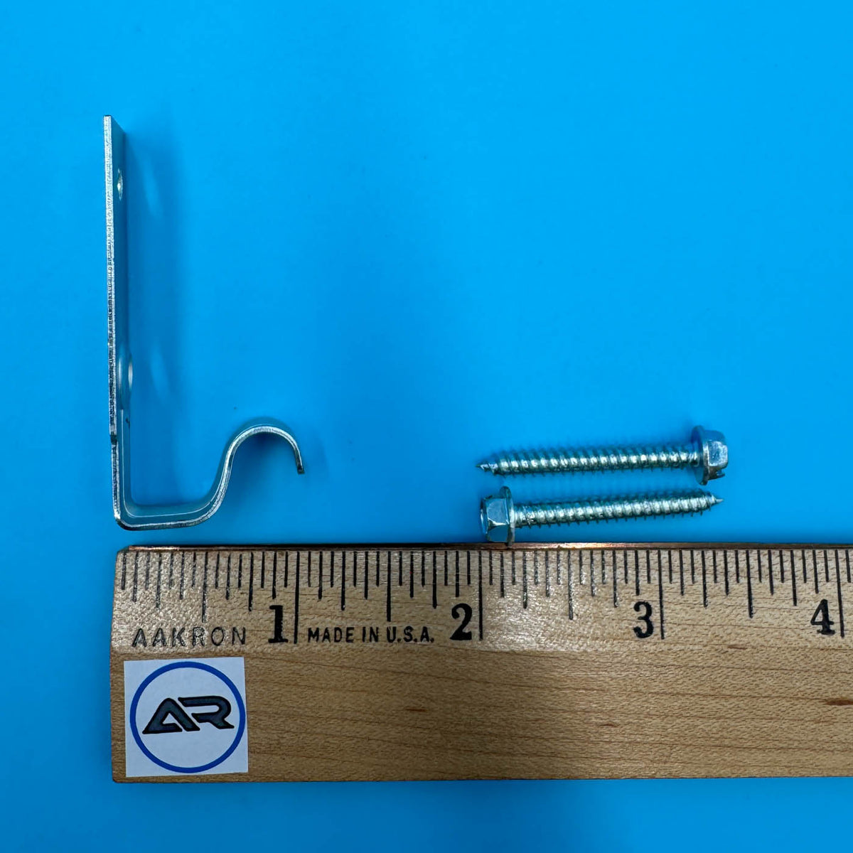 6619E-61 Kirsch Continental 1 Curtain Rod Support, Color: Zinc. Alan Richard Textiles