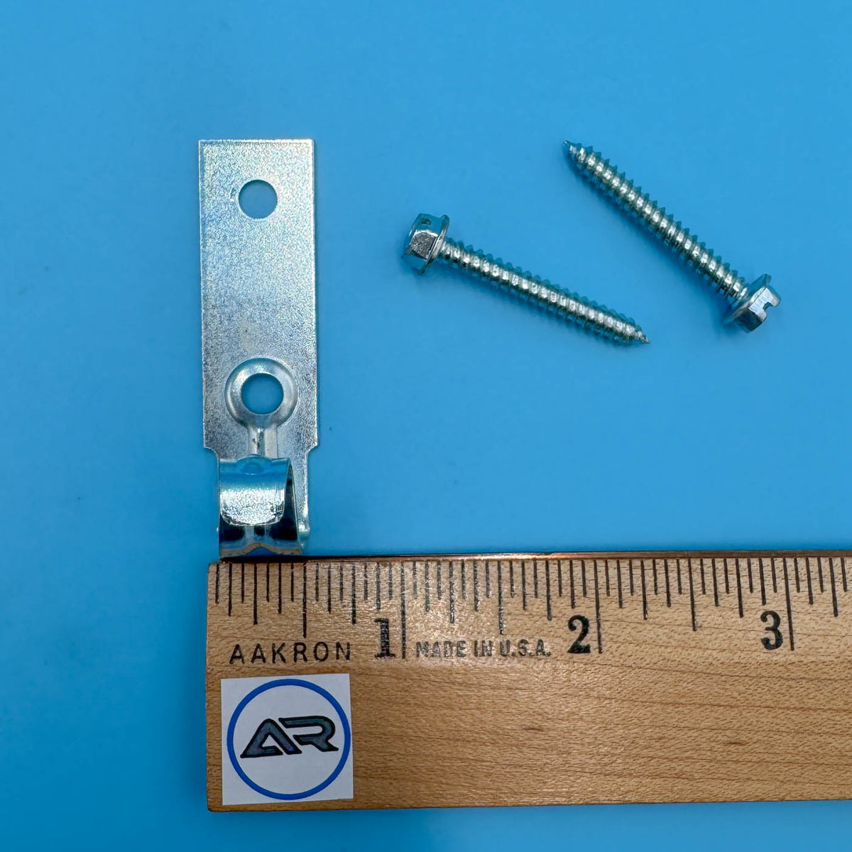 6619E-61 Kirsch Continental 1 Curtain Rod Support, Color: Zinc. Alan Richard Textiles