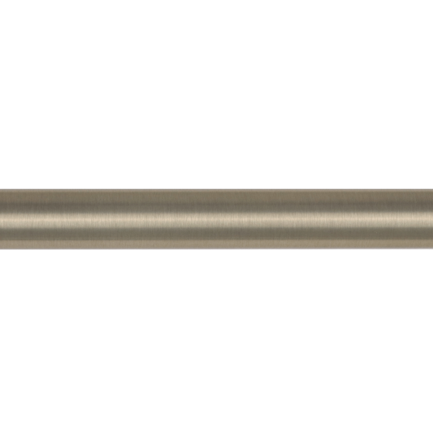 Kirsch Designer Metal Drapery Rod Pole - Elegant Brass