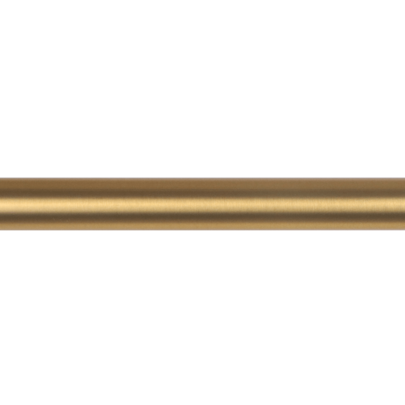 Kirsch Designer Metal Drapery Rod Pole - Gilded Bronze