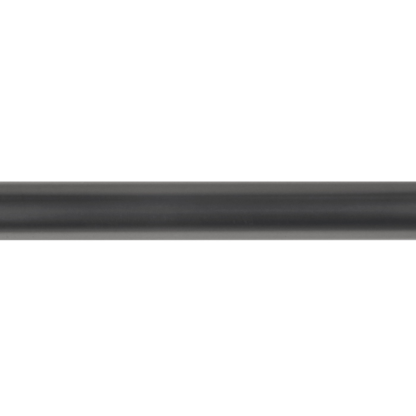 Kirsch Designer Metal Drapery Rod Pole - Gunmetal