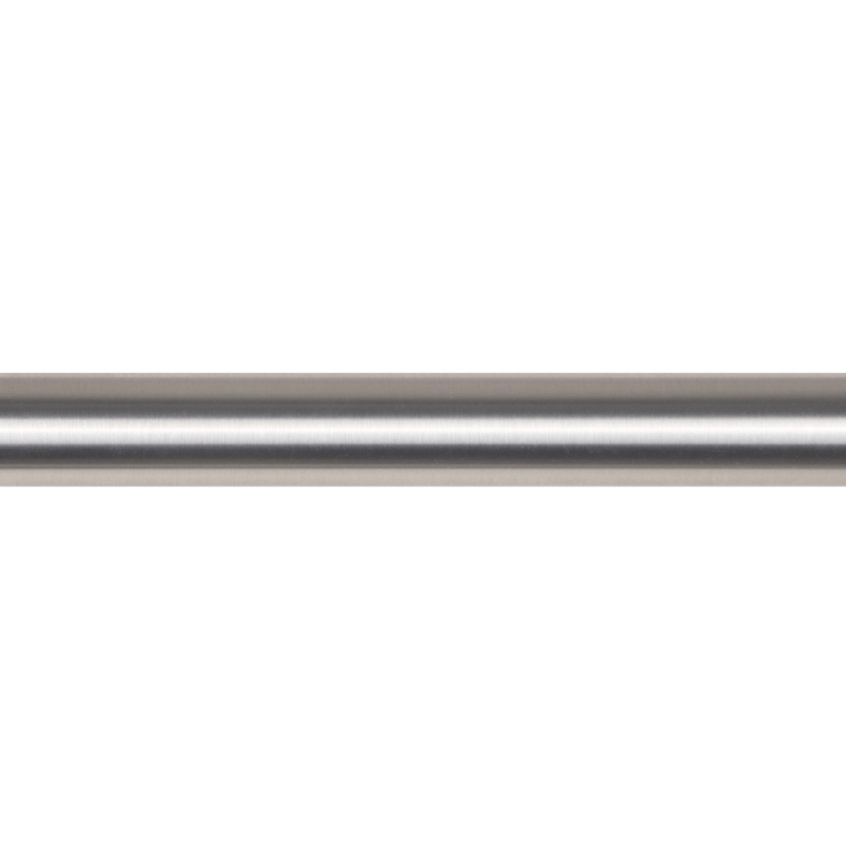 Kirsch Designer Metal Drapery Rod Pole - Satin Nickel