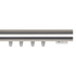 Kirsch Drapery Hardware Designer Metals 1-3/8" Estate Traverse Rod Satin Nickel