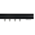 Kirsch Drapery Hardware Designer Metals 1-3/8" Estate Traverse Rod Black