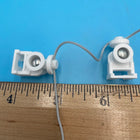 Ripplefold Carriers 60% Fullness, 2-5/8" Spacing - 500 Carriers/Roll 82060025