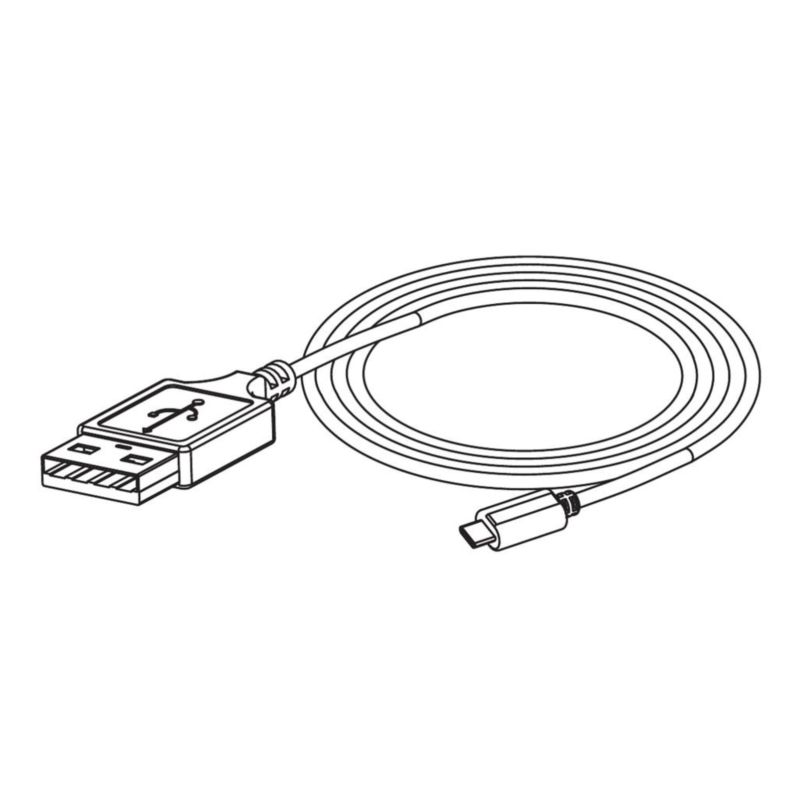 Forest drapery hardware Micro usb cable for mercury moto 3 mtr white