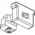 Forest drapery hardware Multi endstop ks