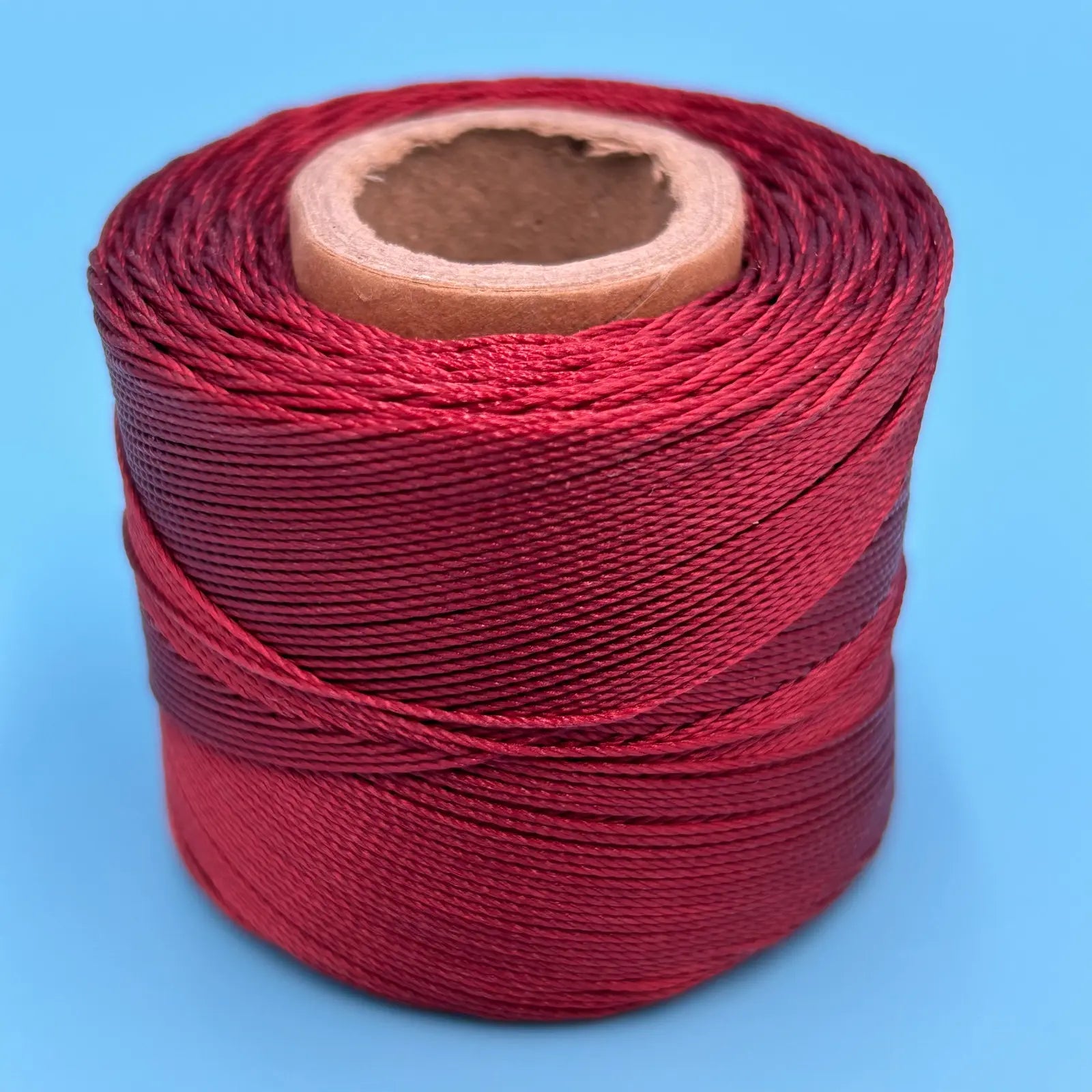 Conso #18 Bonded Nylon Heavy Hand Sewing Thread - 757 Red