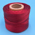 Conso #18 Bonded Nylon Heavy Hand Sewing Thread Red