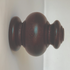 Forest drapery hardware Odiseia finial 2" walnut