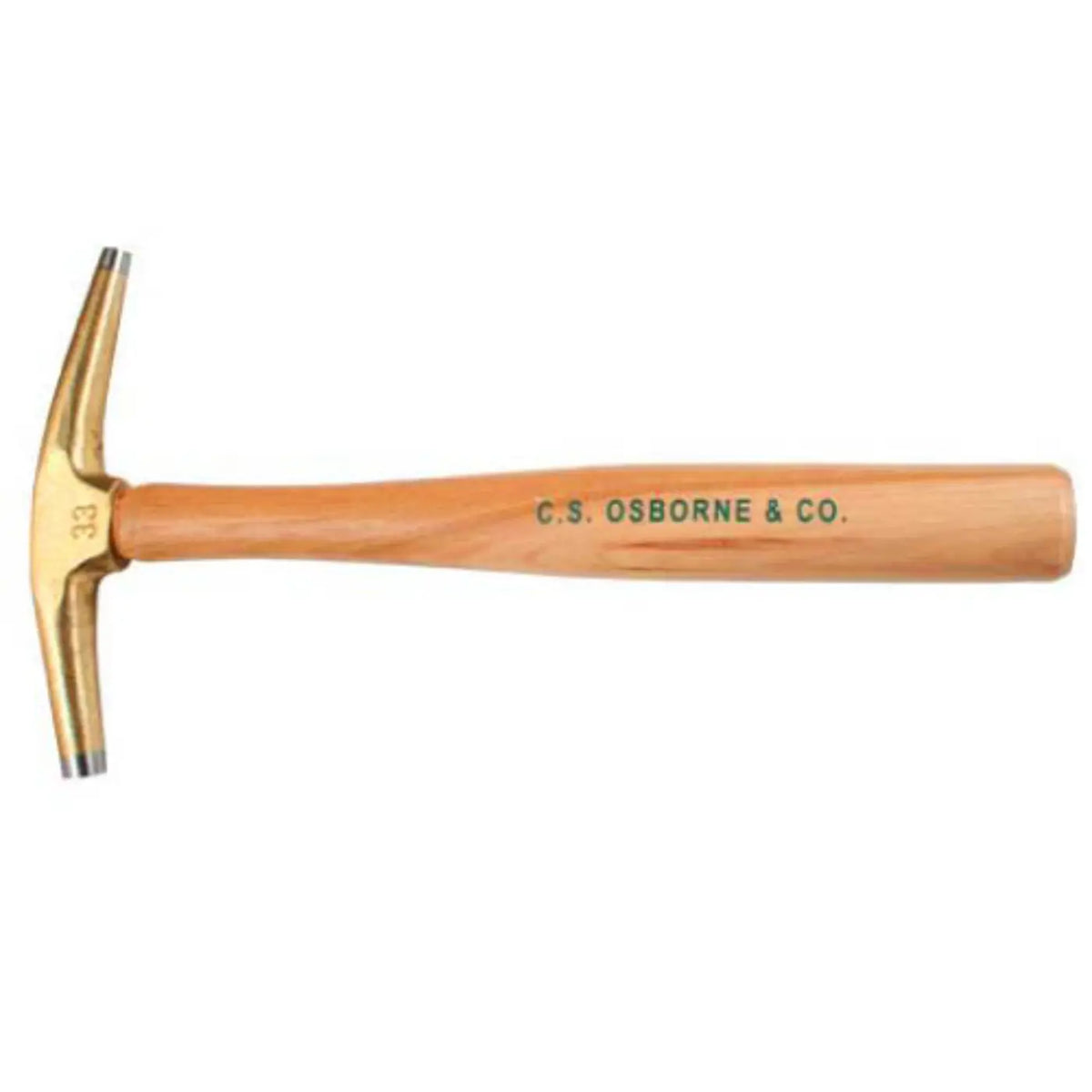C.S. Osborne 7 Ounce Head Bronze Magnetic Hammer - # 33