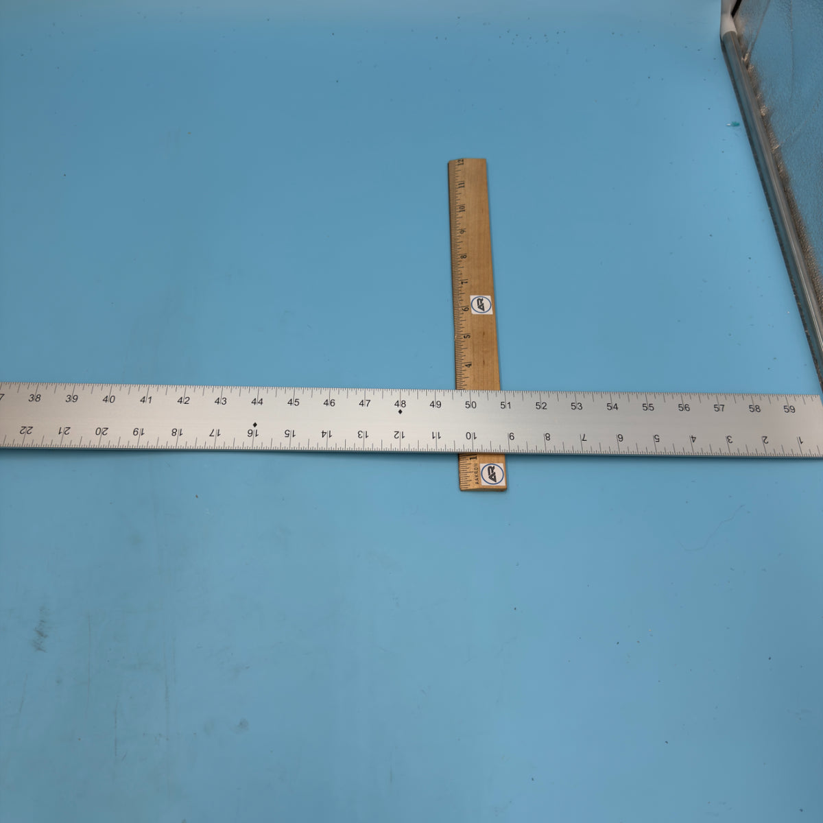 C.S. Osborne Aluminum Straight Edge 60" Ruler