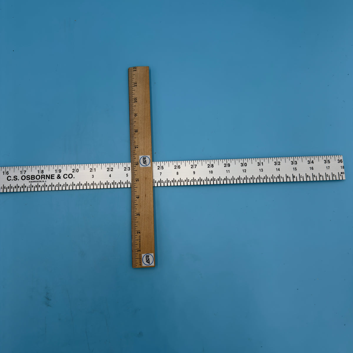 Measuring Ruler With Bar Wood & Metal Measuring Rulers for Workshop & Studio