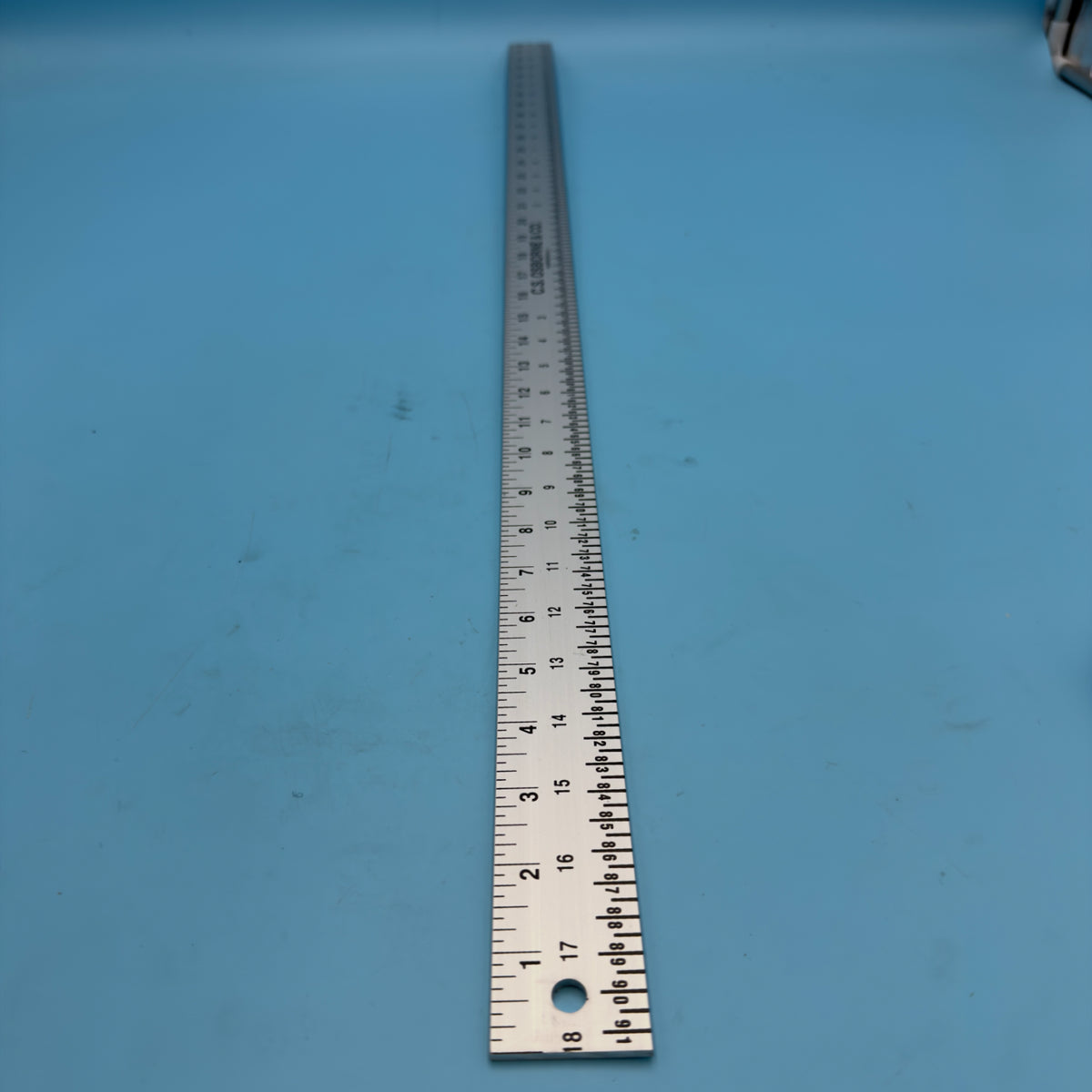 Osborne Aluminum Straight Edge Ruler #802 36"