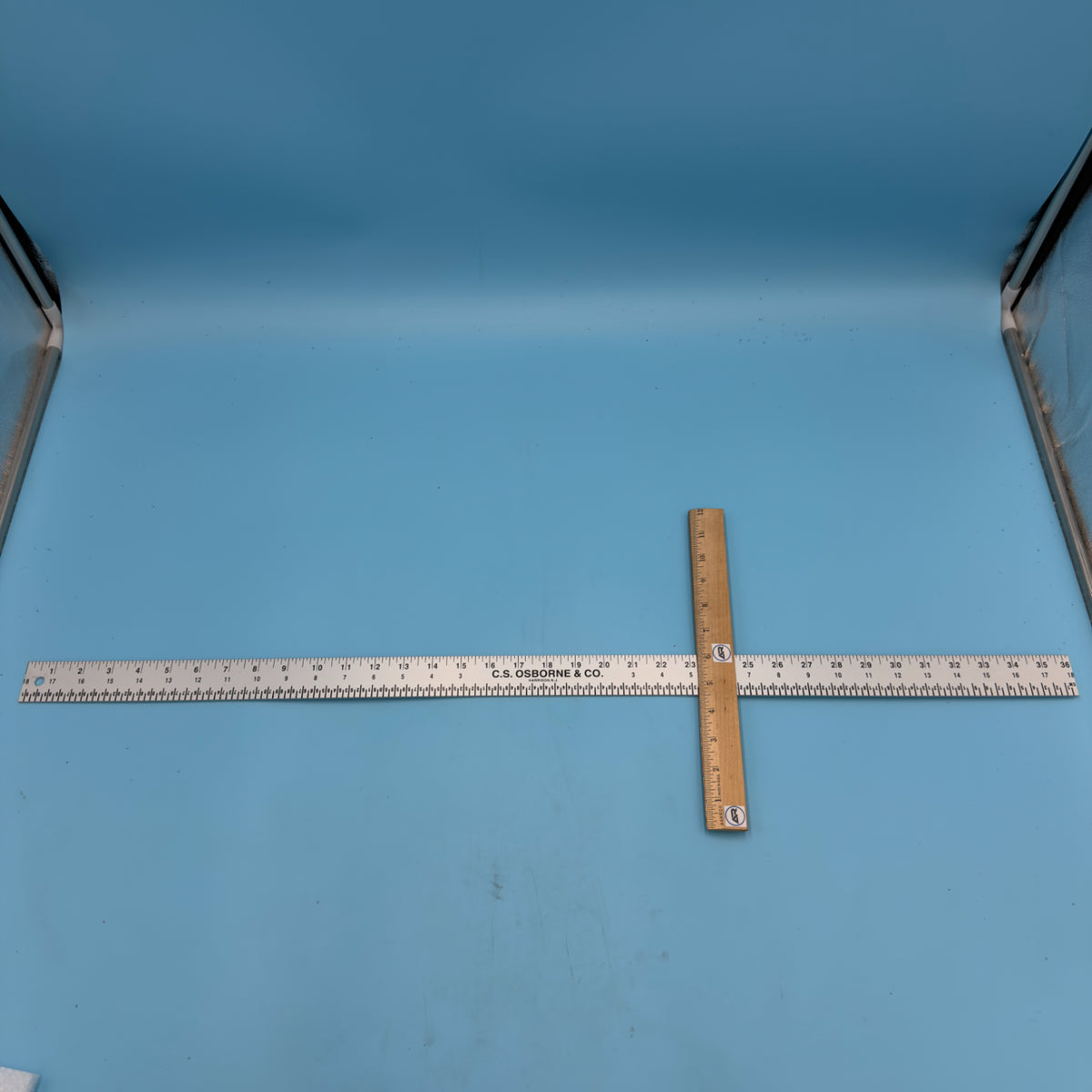 Osborne Aluminum Straight Edge Ruler #802 36"