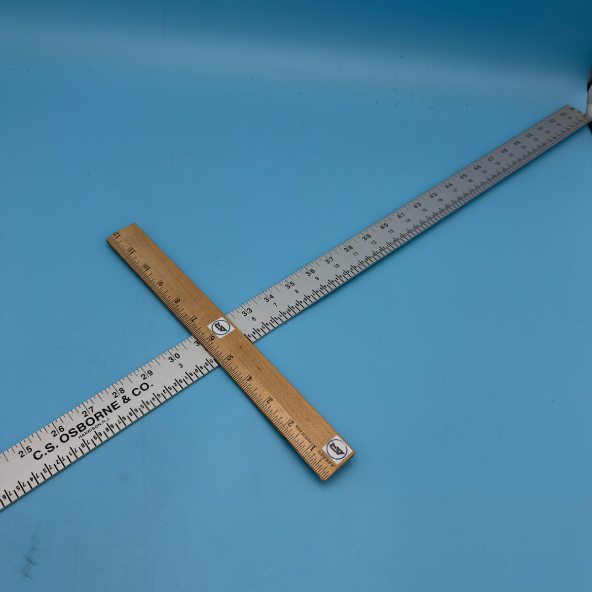 Osborne Aluminum Straight Edge Ruler #802 54"