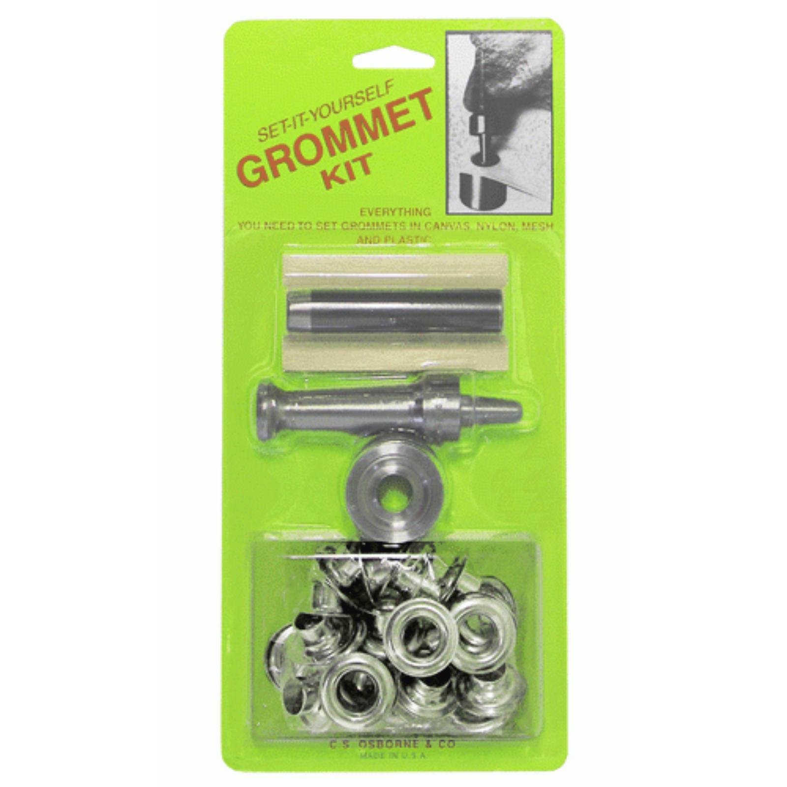 Osborne set it yourself grommet kit nickel
