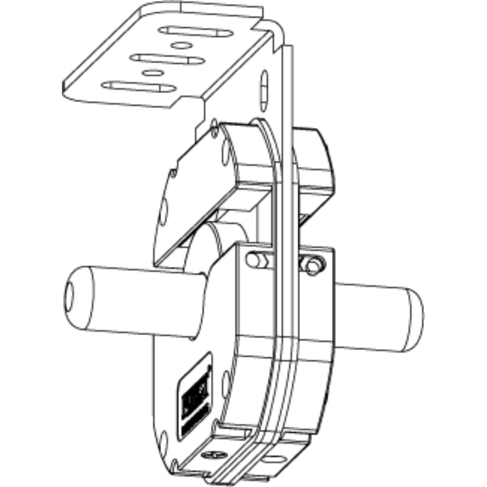 Forest drapery hardware Rb atlantis adj. cas idler bracket