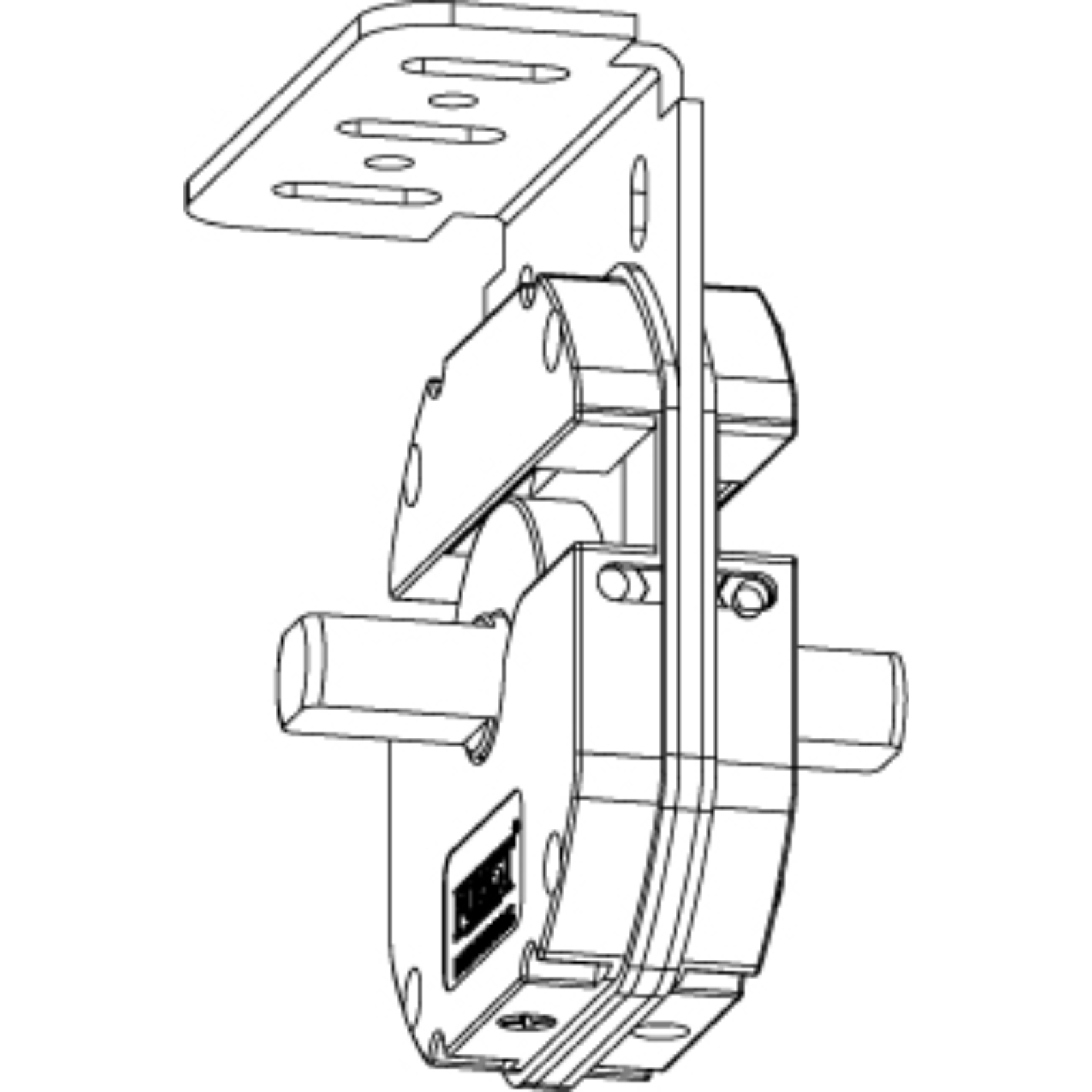 Forest drapery hardware Rb atlantis adj. cass. md bracket